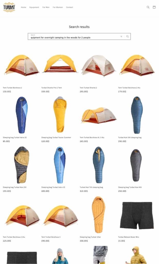 Engenai Turbat, Camping Equipment for Cold Weather